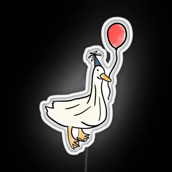 Party Duck RGB Neon Sign