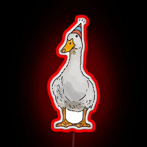 Party Duck RGB Neon Sign