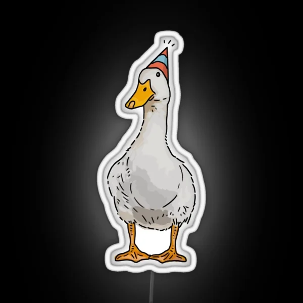 Party Duck RGB Neon Sign