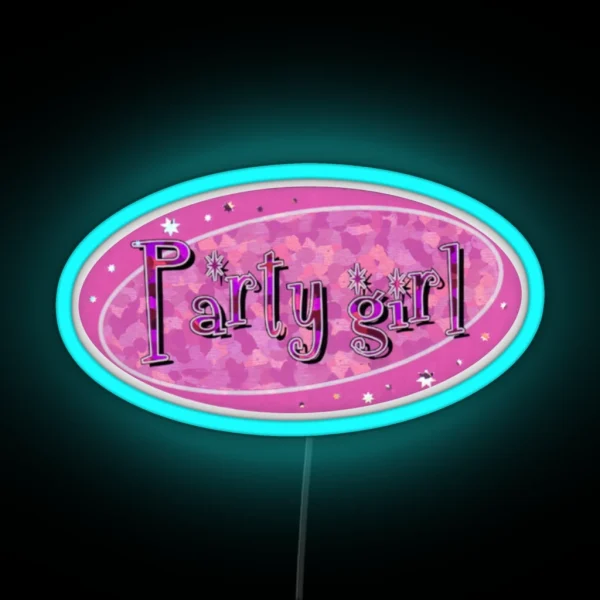 Party Girl RGB Neon Sign