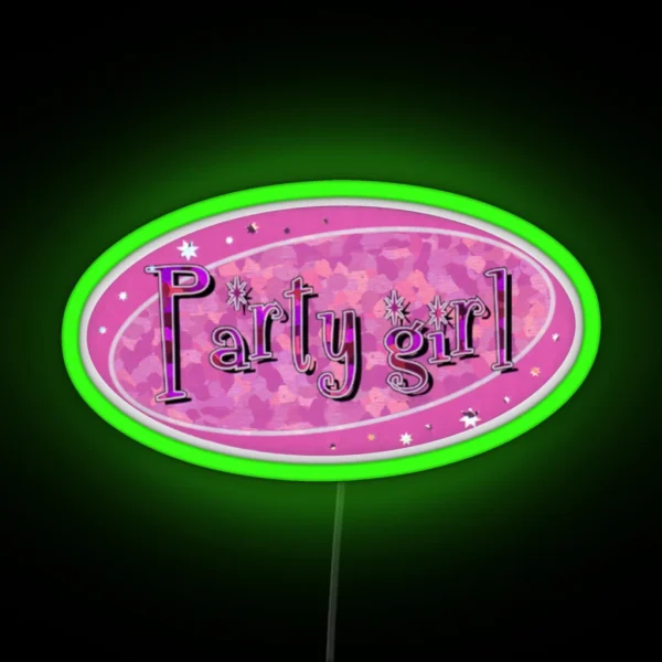 Party Girl RGB Neon Sign