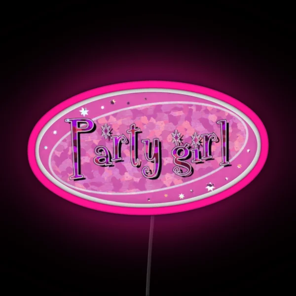 Party Girl RGB Neon Sign