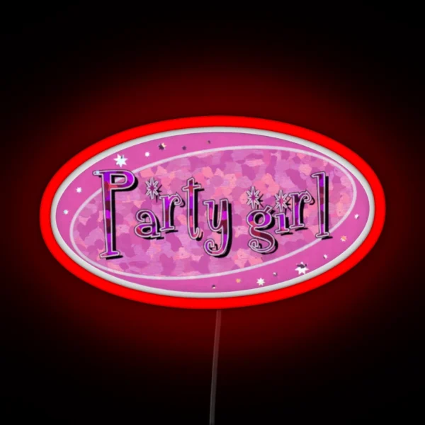 Party Girl RGB Neon Sign