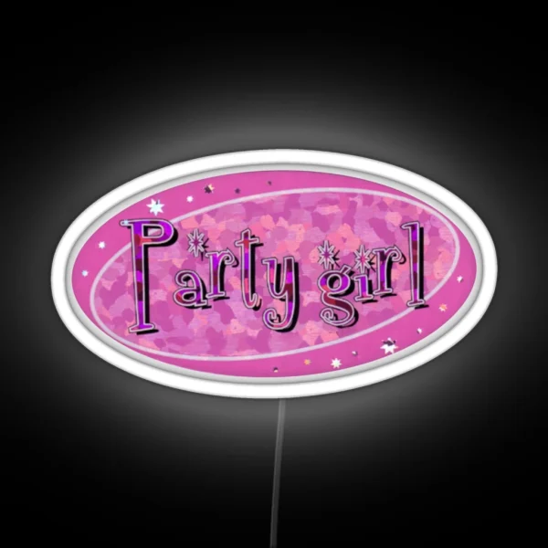 Party Girl RGB Neon Sign