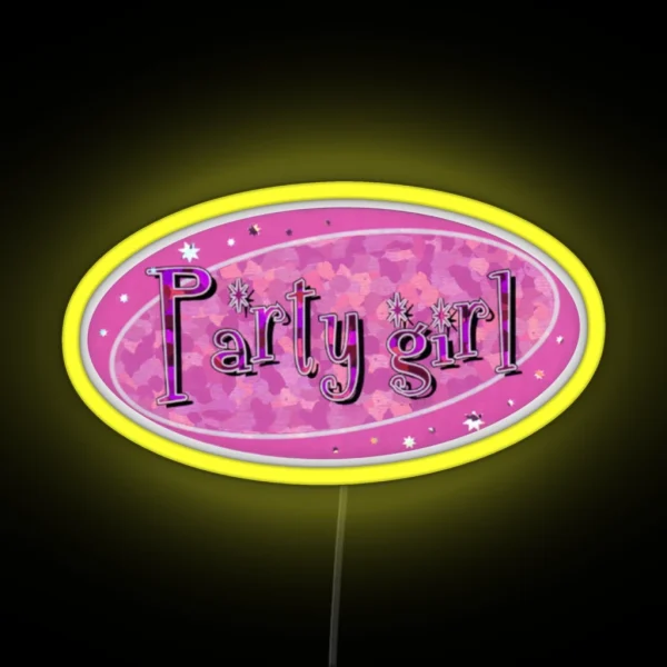Party Girl RGB Neon Sign