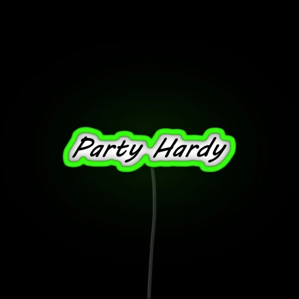 Party Hardy RGB Neon Sign