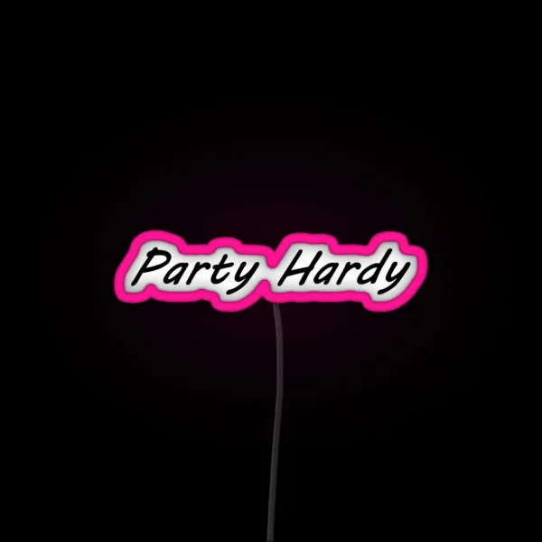 Party Hardy RGB Neon Sign