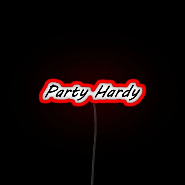 Party Hardy RGB Neon Sign