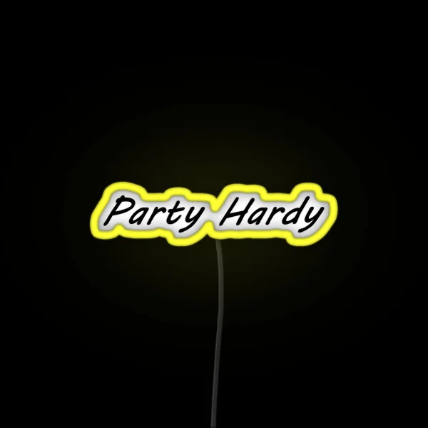 Party Hardy RGB Neon Sign