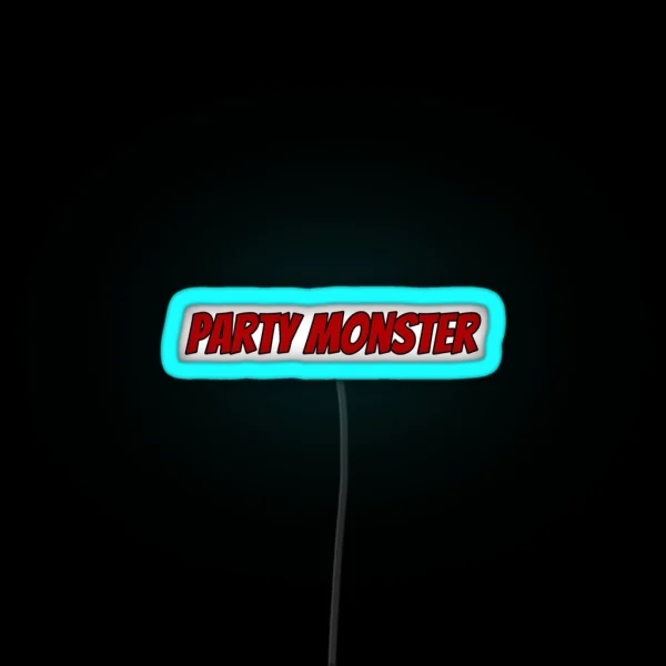 Partymonster Red RGB Neon Sign