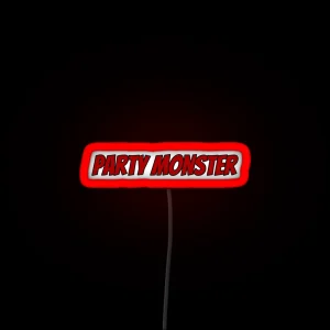 Partymonster Red RGB Neon Sign