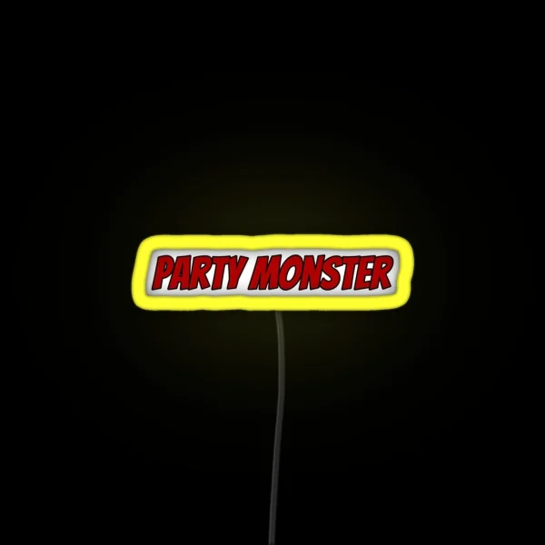 Partymonster Red RGB Neon Sign