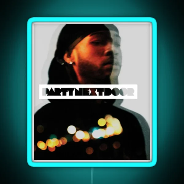 Partynextdoor Album Cover RGB Neon Sign