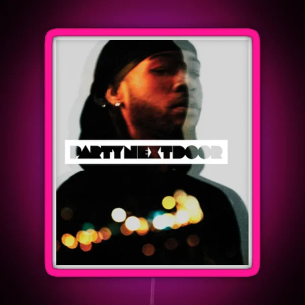 Partynextdoor Album Cover RGB Neon Sign