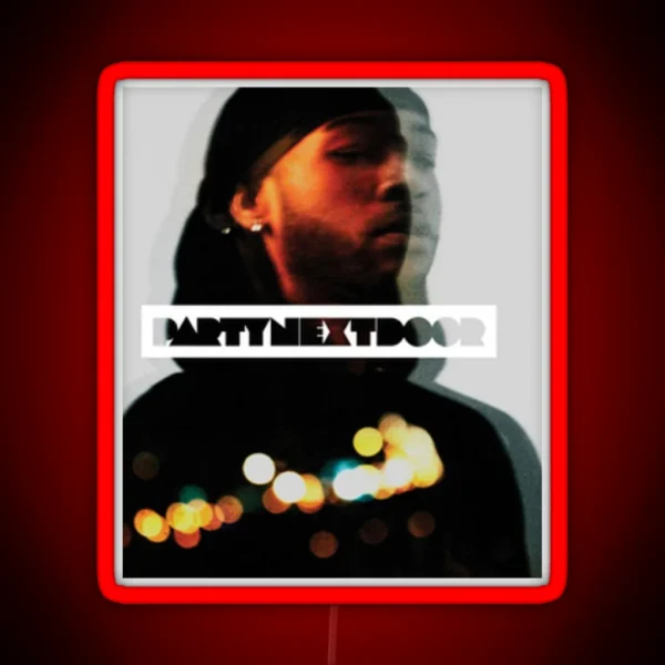 Partynextdoor Album Cover RGB Neon Sign