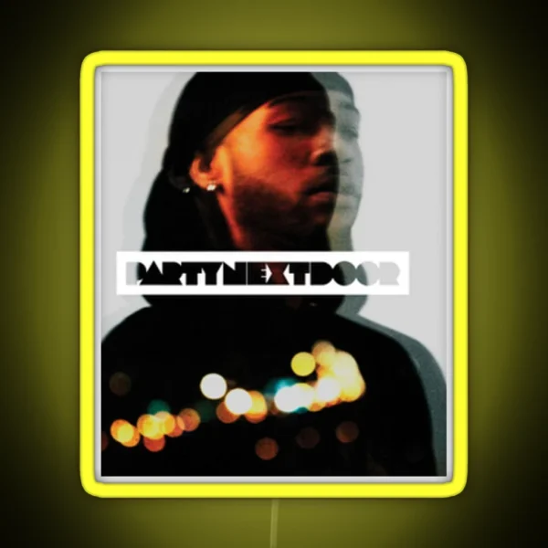 Partynextdoor Album Cover RGB Neon Sign
