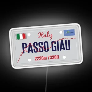 Pass Giau Passo Di Giau Dolomites Italy RGB Neon Sign