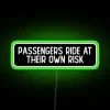 Bold Neon Sign for Thrill-Seeking Travelers and Adventurous Home Decor Enthusiasts