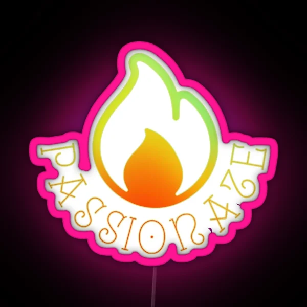 Passionate RGB Neon Sign
