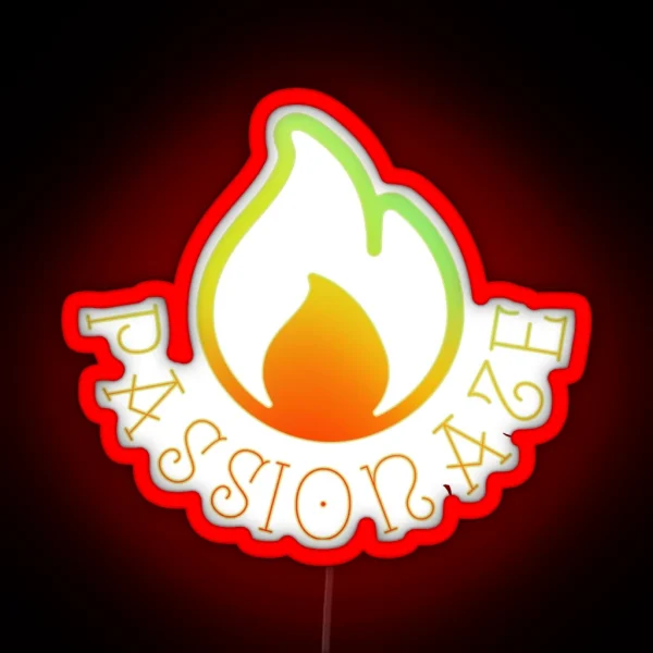 Passionate RGB Neon Sign