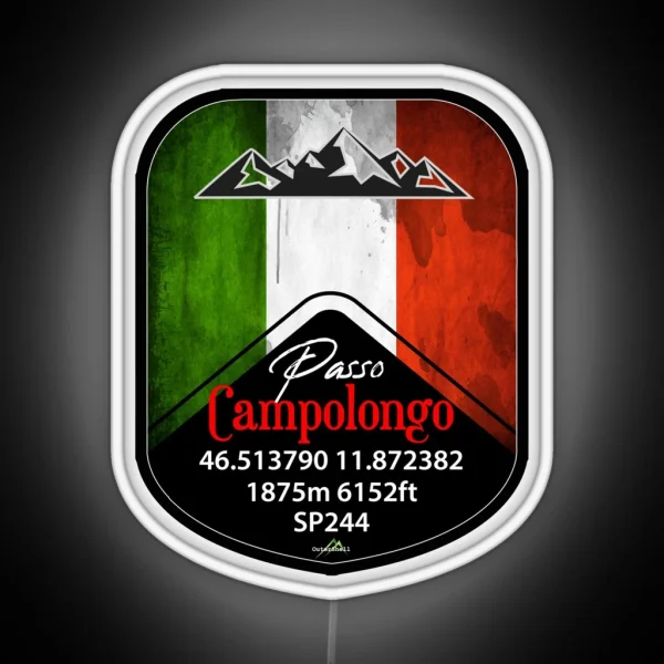 Passo Campolongo Dolomites Italy Led And Led RGB Neon Sign