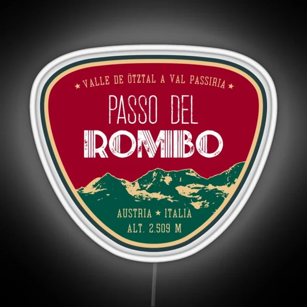 Passo Del Rombo Timmelsjoch Italy Austria Led Led RGB Neon Sign