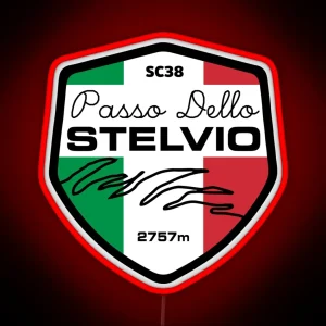 Passo Dello Stelvio RGB Neon Sign