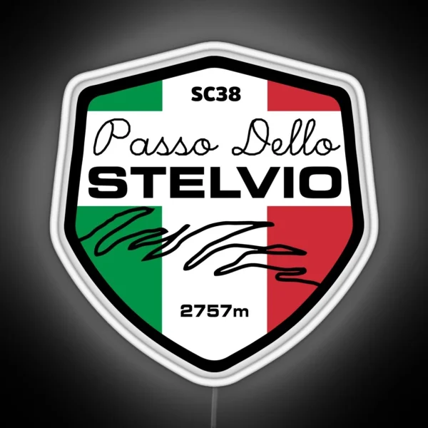 Passo Dello Stelvio RGB Neon Sign