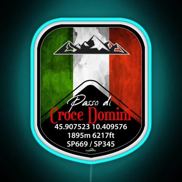 Passo Di Croce Domini Italy Italia Led And Led RGB Neon Sign
