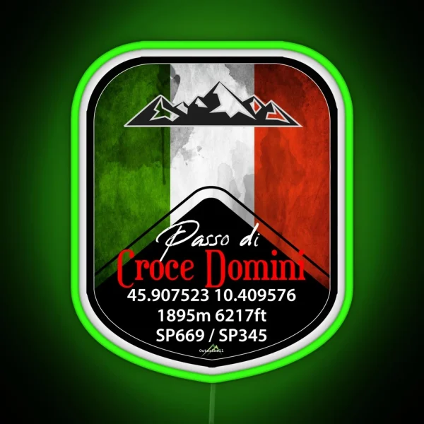 Passo Di Croce Domini Italy Italia Led And Led RGB Neon Sign
