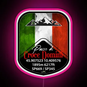 Passo Di Croce Domini Italy Italia Led And Led RGB Neon Sign