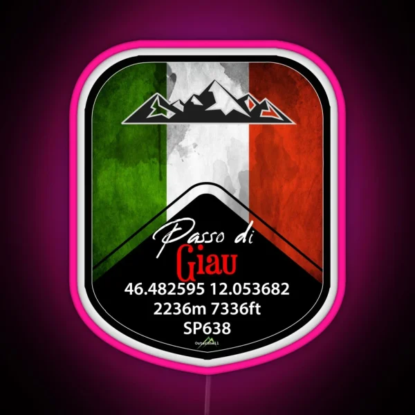 Passo Di Giau Dolomites Italy Led And Led RGB Neon Sign
