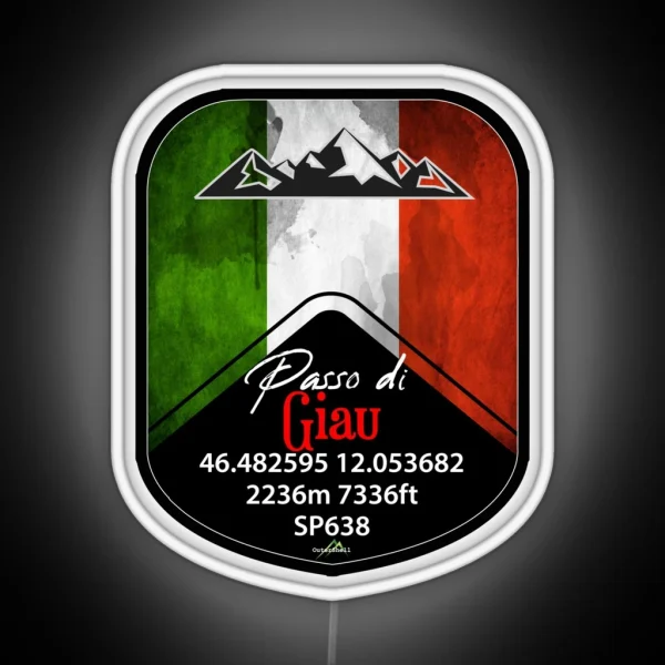Passo Di Giau Dolomites Italy Led And Led RGB Neon Sign