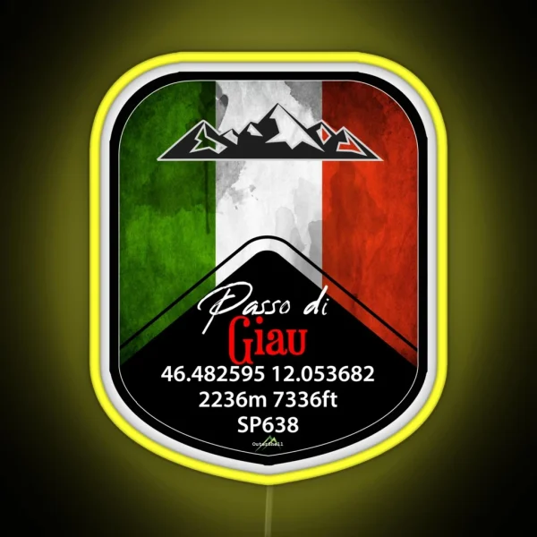 Passo Di Giau Dolomites Italy Led And Led RGB Neon Sign