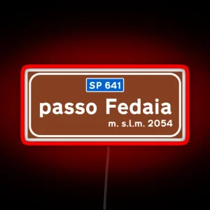 Passo Fedaia RGB Neon Sign