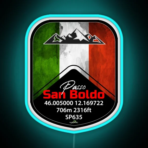 Passo San Boldo Italy Led And Led RGB Neon Sign