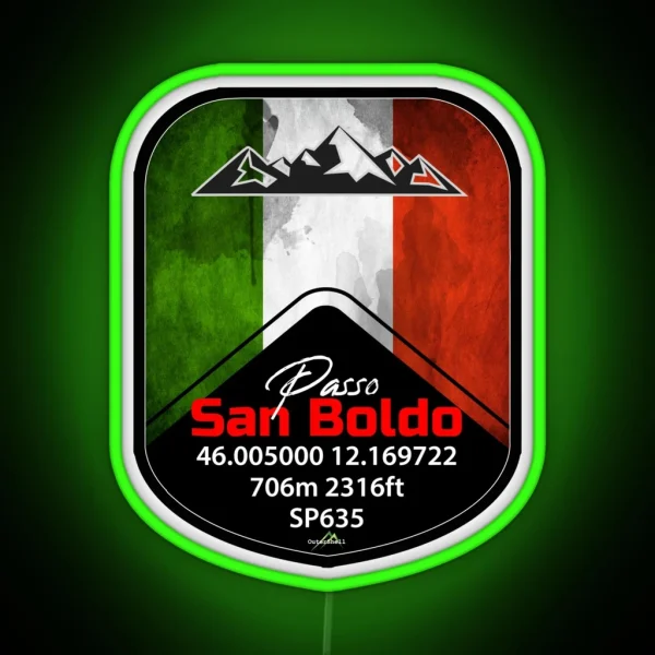 Passo San Boldo Italy Led And Led RGB Neon Sign