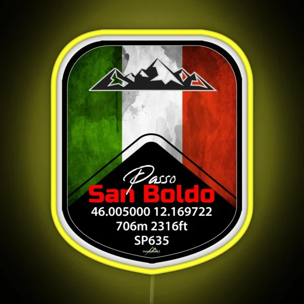 Passo San Boldo Italy Led And Led RGB Neon Sign