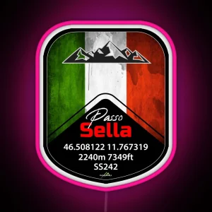 Passo Sella Dolomites Italy Led And Led RGB Neon Sign