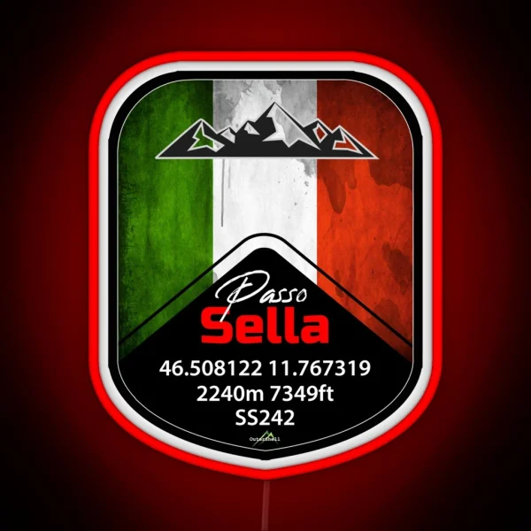 Passo Sella Dolomites Italy Led And Led RGB Neon Sign