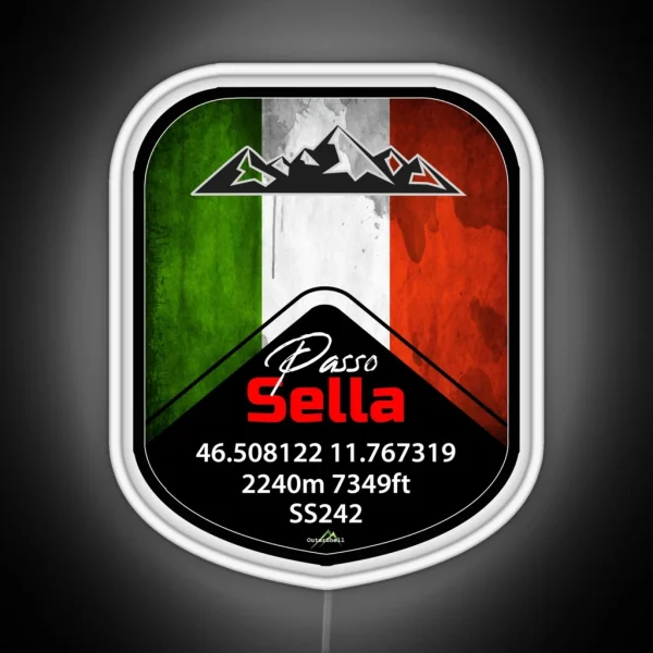 Passo Sella Dolomites Italy Led And Led RGB Neon Sign