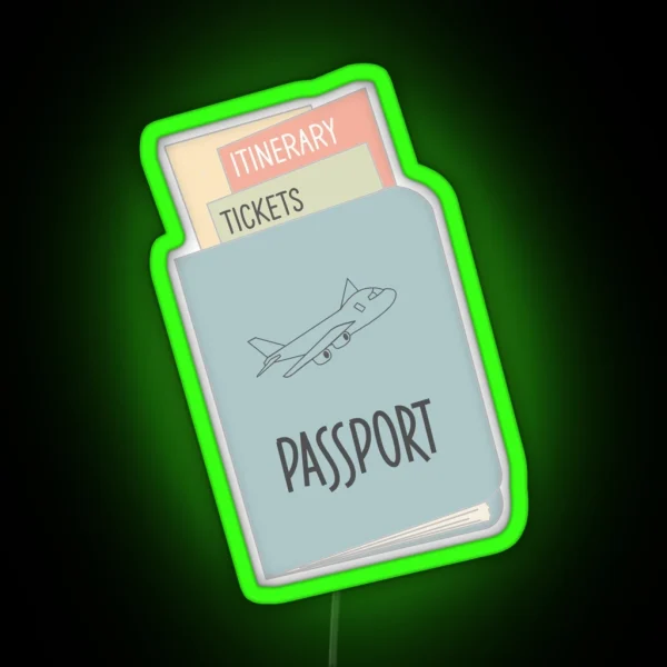 PASSPORT RGB Neon Sign