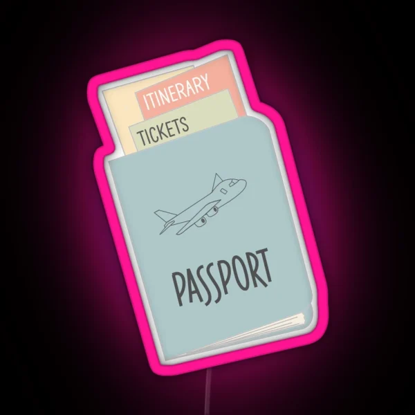 PASSPORT RGB Neon Sign
