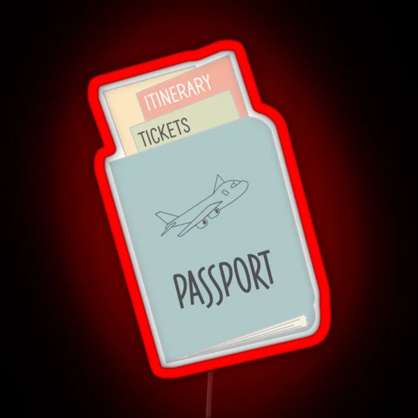 PASSPORT RGB Neon Sign