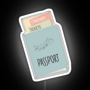 PASSPORT RGB Neon Sign