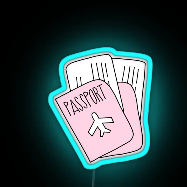 Passport RGB Neon Sign