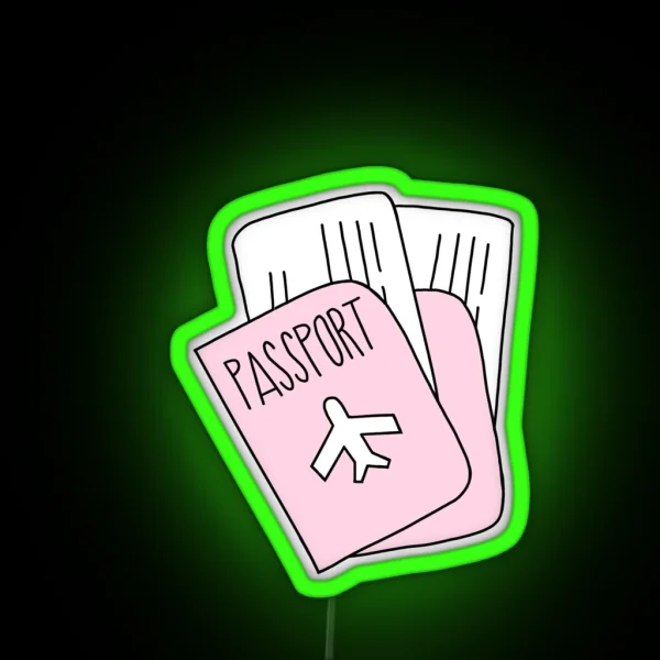 Passport RGB Neon Sign