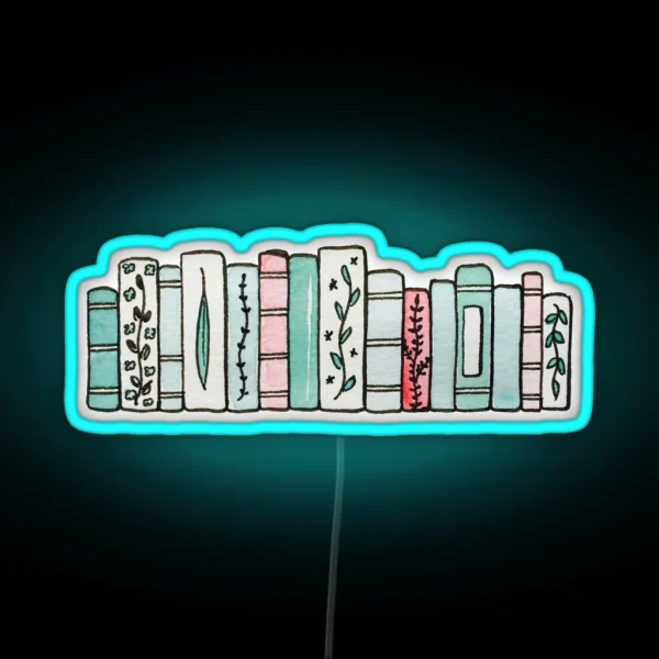 Pastel Books RGB Neon Sign