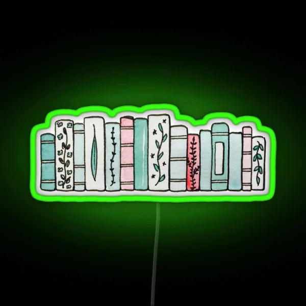 Pastel Books RGB Neon Sign