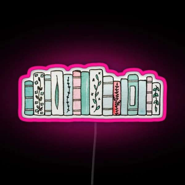 Pastel Books RGB Neon Sign